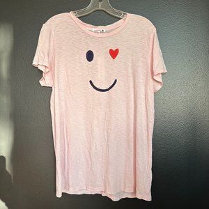 Sundry Happy Face Boy Tee – painterly graphic – 4/XL